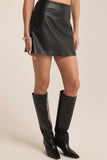 Ciera Leather Skirt