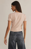 Second Skin Crew Top // parchment