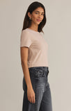 Second Skin Crew Top // parchment