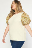 Bloom Floral Top // curvy