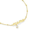 Mama Gold Crystal Bracelet