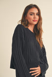 Elevate Ribbed Knit Top