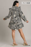 Emma Floral Dress // curvy