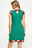 Crochet Floral Dress