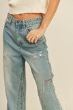 Mara Distressed Wide Leg