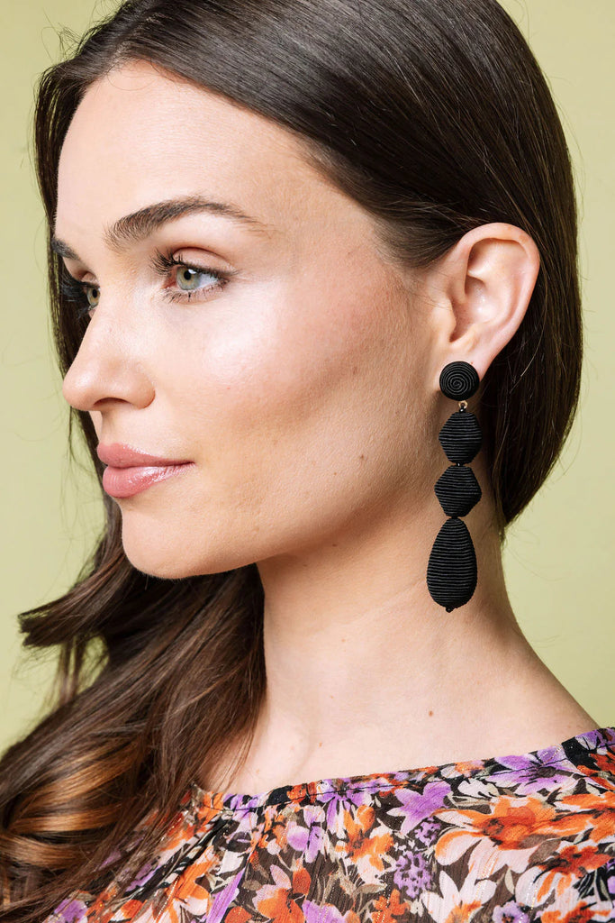 HELLO EDIE // Geo Drops BLACK