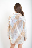 Zendaya Sequin Blouse