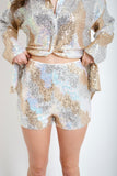 Zendaya Sequin Shorts