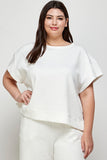 Lizzy Textured Tee // curvy