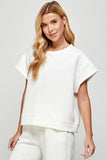 Lizzy Textured Tee // 2 colors