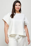 Lizzy Textured Tee // curvy
