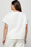 Lizzy Textured Tee // curvy