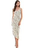 Marble Midi Dress