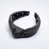 HELLO EDIE // Metallic Knot BLACK