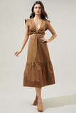 Torie Cut Midi Dress