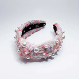 HELLO EDIE // Tweed Pearl Knot Headband