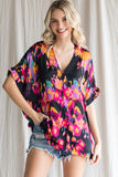 Watercolor Light Tunic // curvy