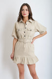 Camila Twill Dress
