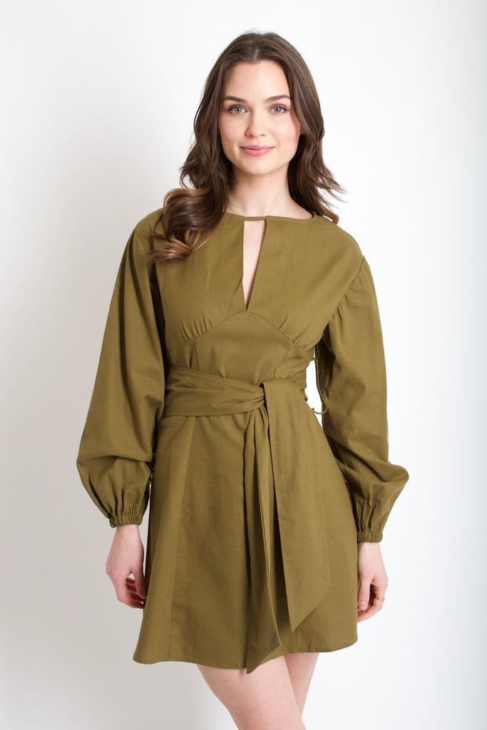 Brianna Linen Dress