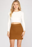 Over You Knit Skirt