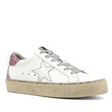 Reba Sneaker // pink glitter