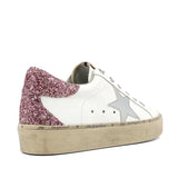 Reba Sneaker // pink glitter