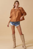 Randall Smocked Top