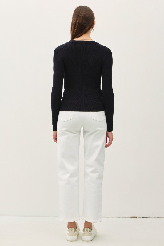 Not So Basic Ribbed Top // 2 colors