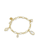 Icon Charm Bracelet in Gold Neutral Mix