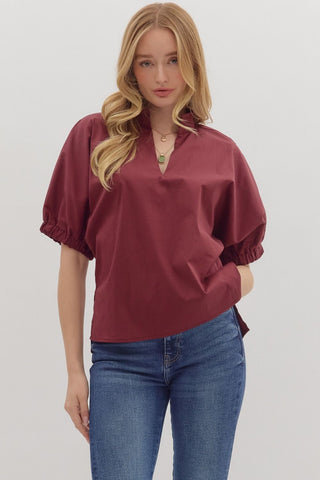 PREORDER // Maven Poplin Top