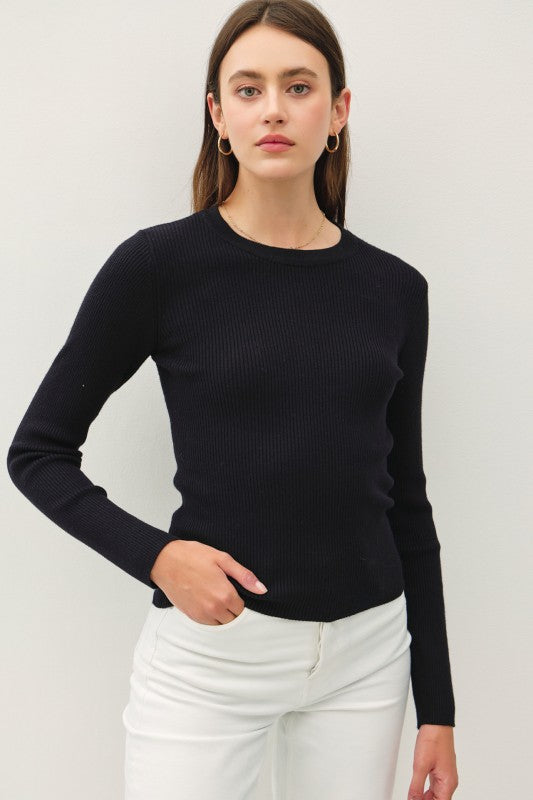 Not So Basic Ribbed Top // 2 colors
