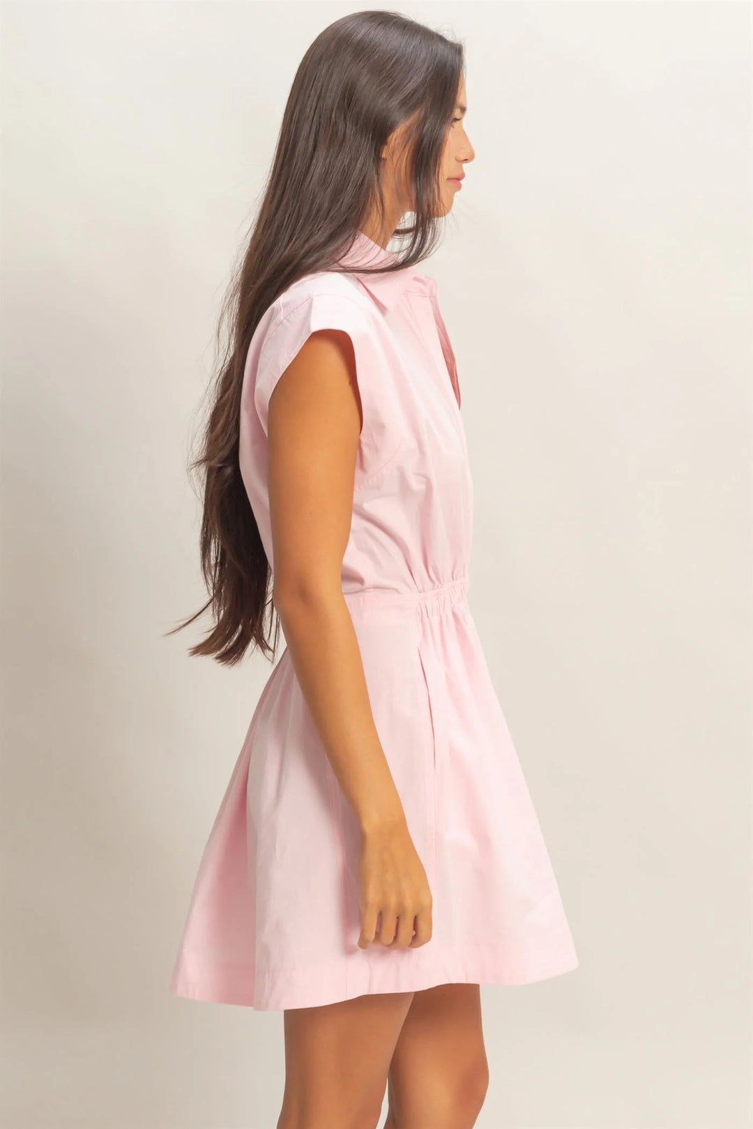 Lottie Mini Dress // pink