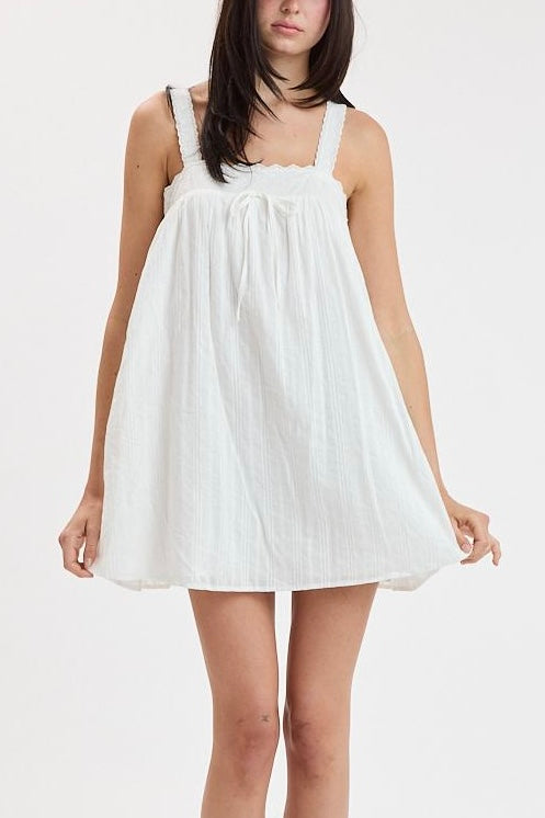 Lace Swing Mini Dress