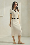 Coco Contrast Knit Dress