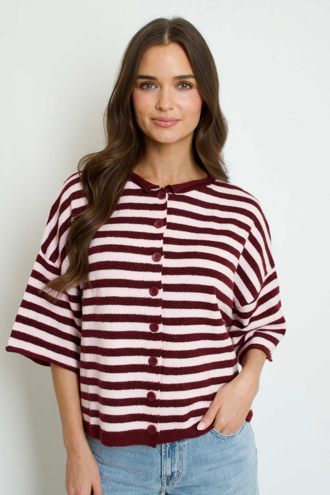 Miley Stripe Cardigan