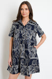 Selene Stitch Shirt Dress