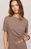 Sway Textured Tee // iced coffee