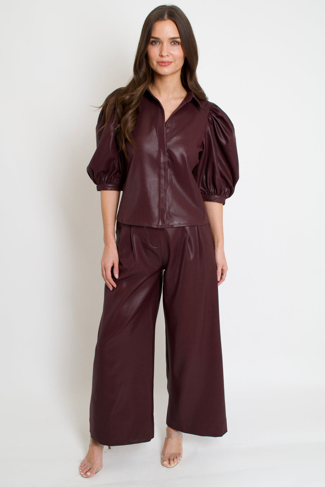 Mia Coated Pants