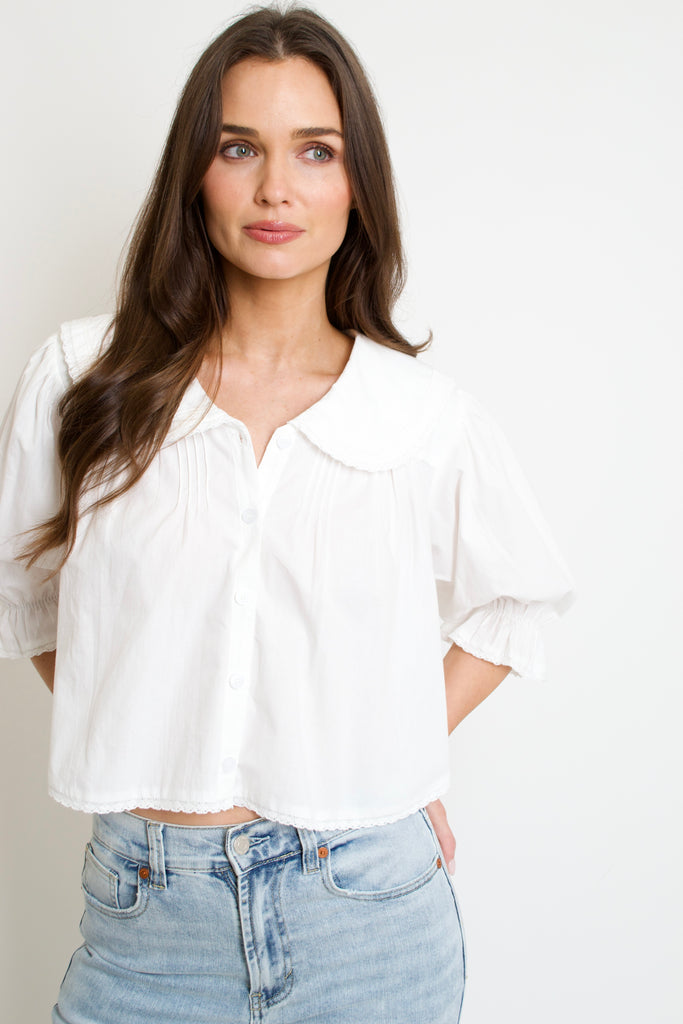 Peter Pan Collar Blouse