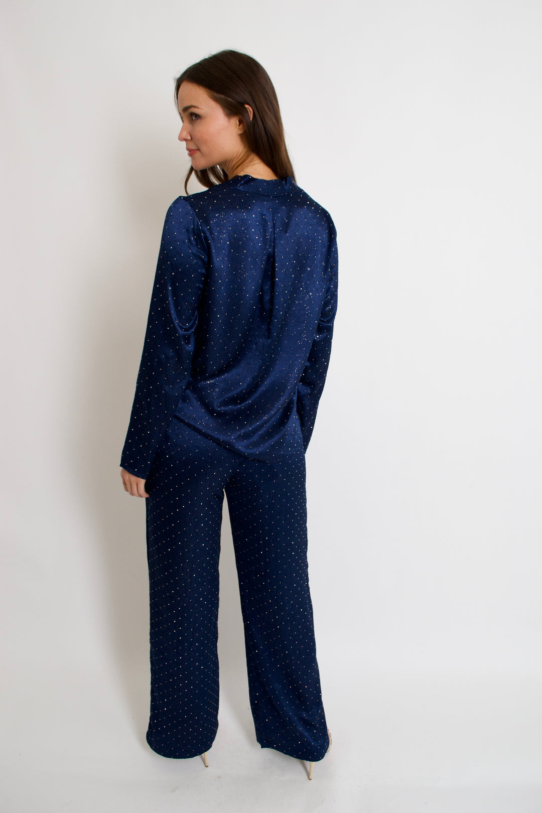 Billie Embellished Satin Pants