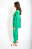 Crinkle Kimono Set