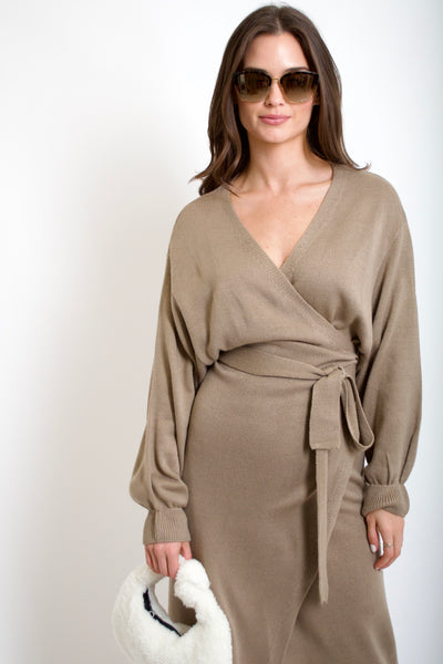 Mocha Knit Midi
