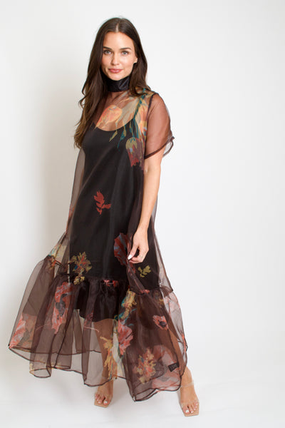 Odelia Floral Organza Dress
