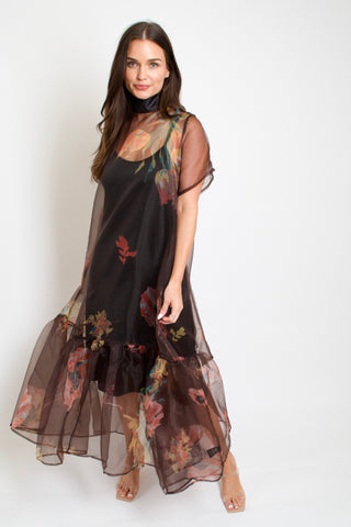 Odelia Floral Organza Dress