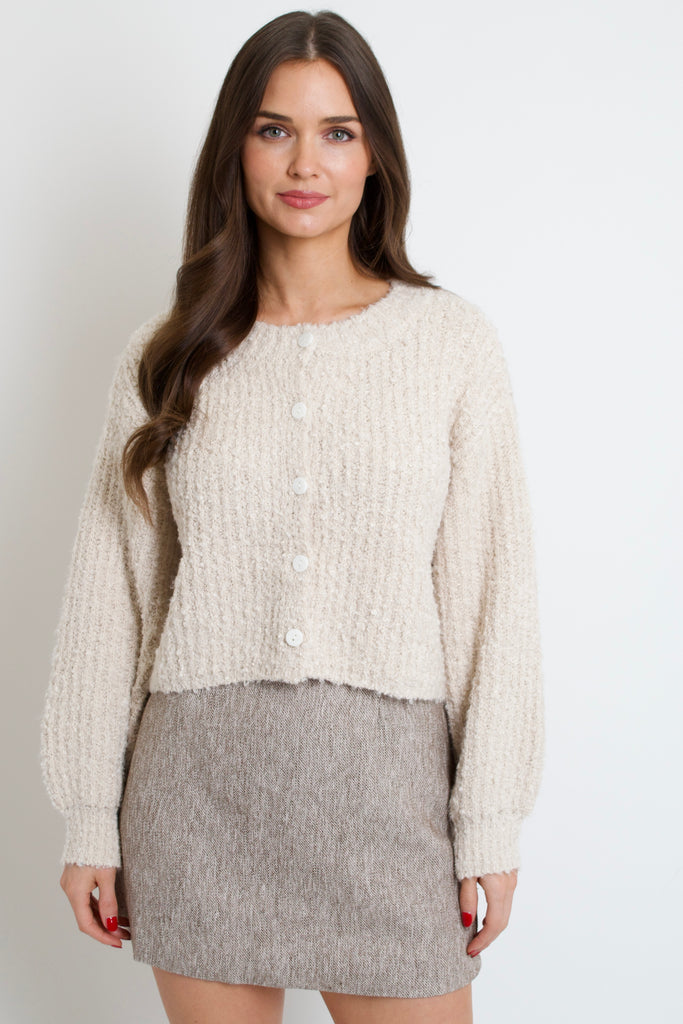 Mia Fuzzy Cardigan