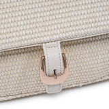 Gloria Straw Crossbody // ivory