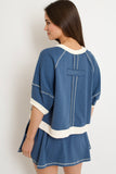 Varsity Split Top