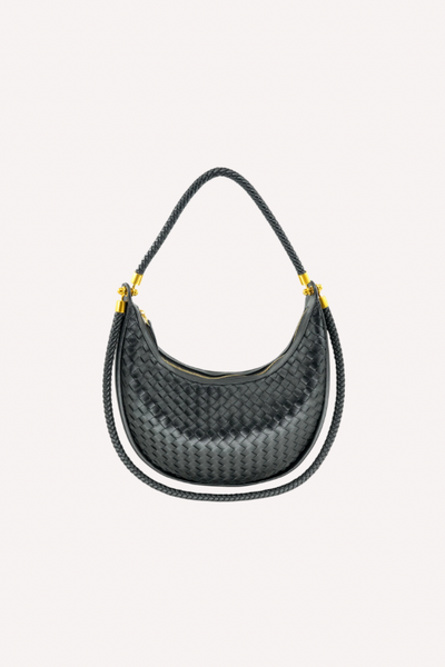 Monaco Woven Bag // black