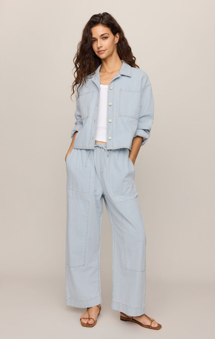 Erin Railroad Jacket in Seaboard Stripe
