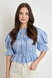 Hydrangea Eyelet Top